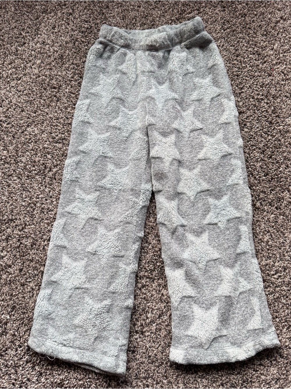 Mossimo Supply Co. Gray Star Plush Pajama Pants